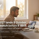 Malaysian man reading Budget 2027 news at his home desk — iMoney preview of the Pre-Budget Statement