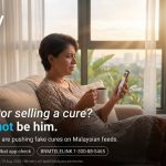 Malaysian woman spotting a deepfake doctor video on her phone at night — iMoney deepfake scam guide