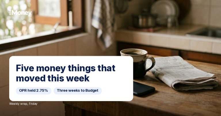 Weekly wrap: the five money things that moved this week