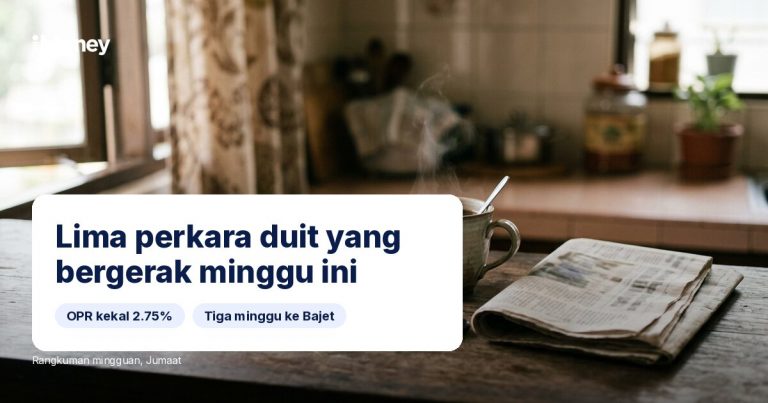Rangkuman mingguan: lima perkara wang yang bergerak minggu ini