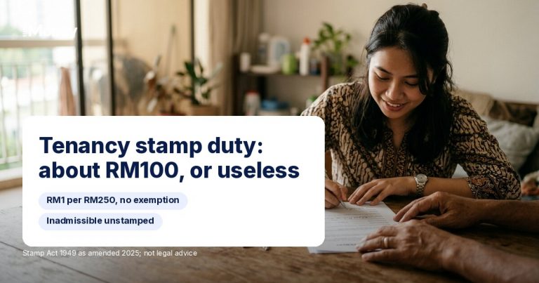 Tenancy agreement stamp duty: who pays, how much, and why it protects you